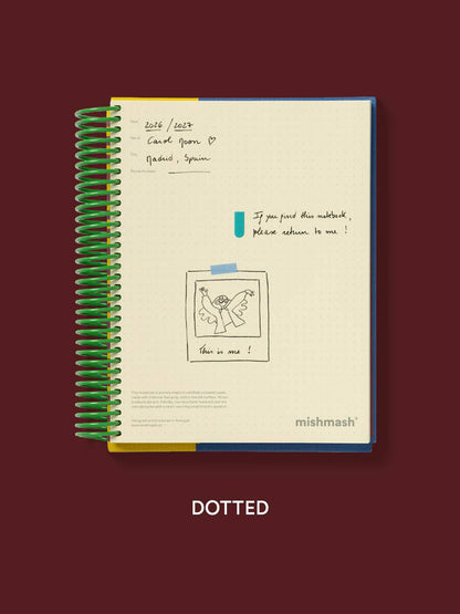 Loop Coil Notebook: Dotted