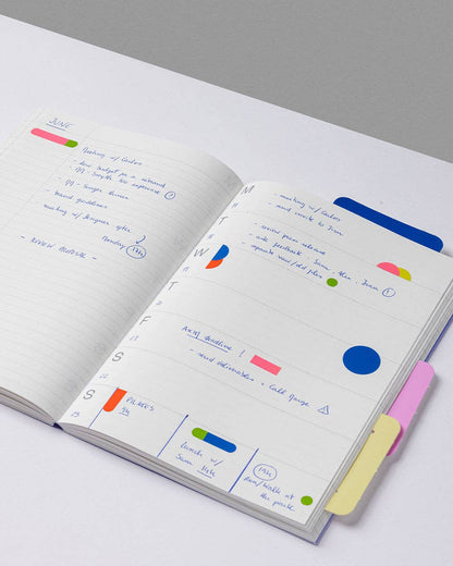 Undated Planner: Bright Red / Frames