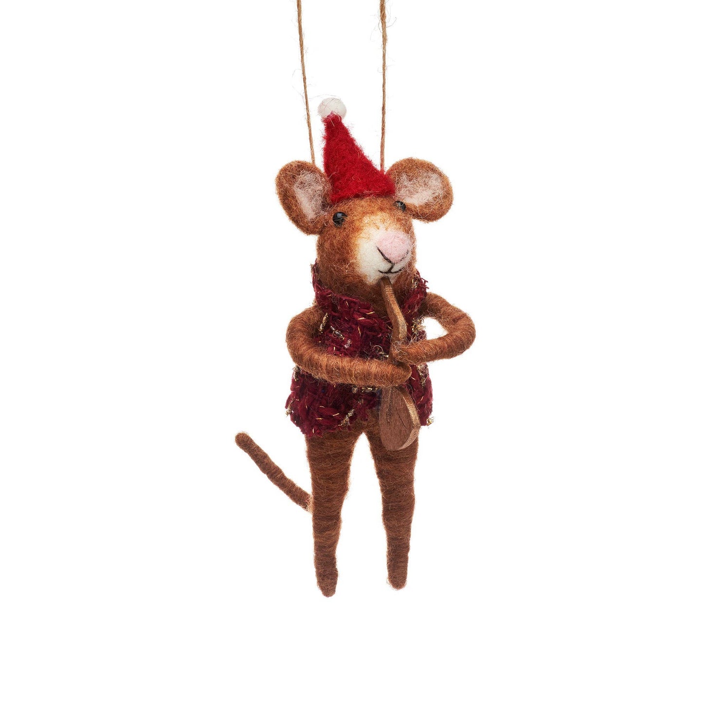 Musician Mice Felt Hanging Decoration- Assorted