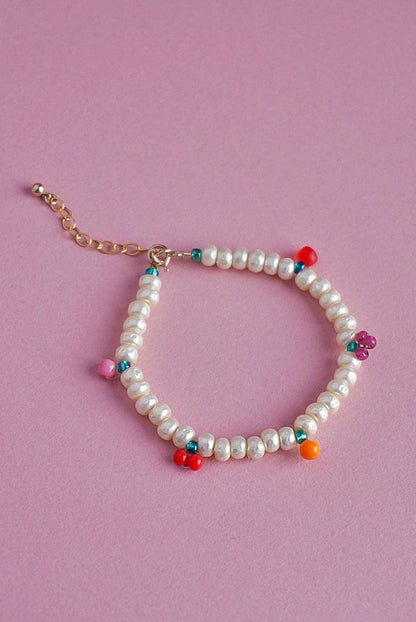 Fruit Garden - glass pearl bracelet