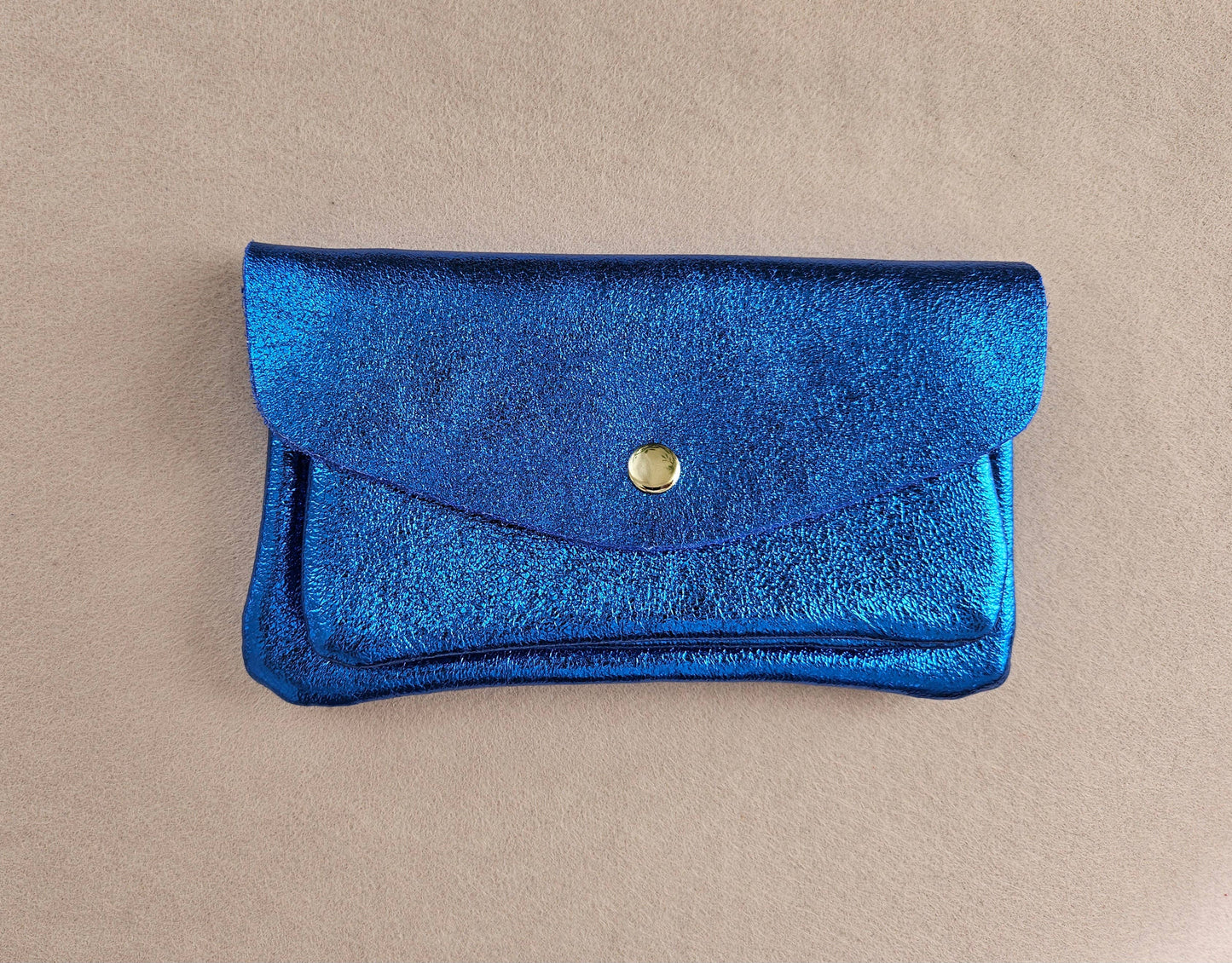 Kangaroo double pocket leather wallet