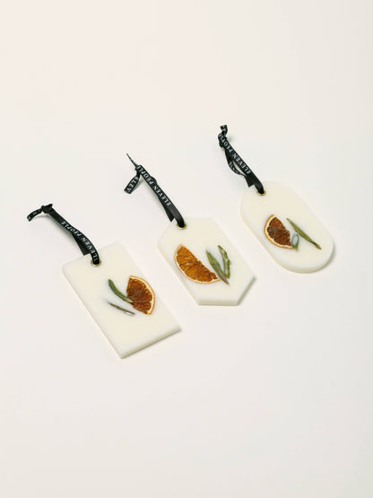 11 Pink Grapefruit Blood Orange Closet Wax Bar Freshener: Small