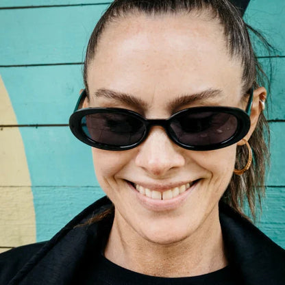 Alice Sunglasses - Shiny Black