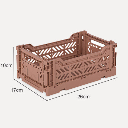 Minibox Folding Crates Warm Taupe