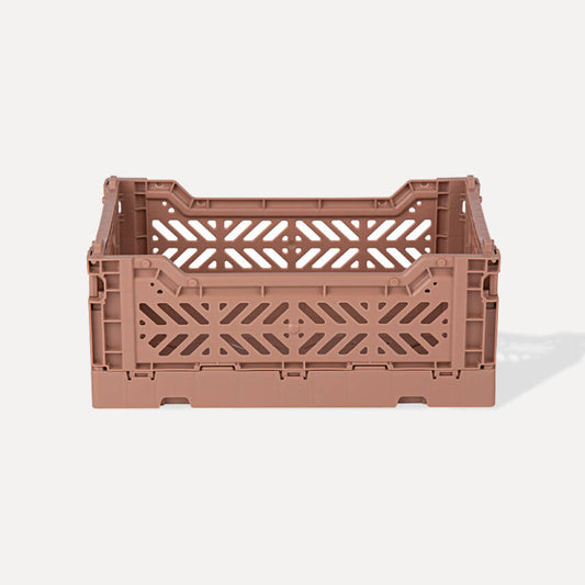 Minibox Folding Crates Warm Taupe