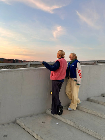 Merino vest - Night blue