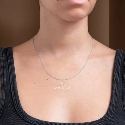 Aphrodite Pendant & Necklace – Silver – Small