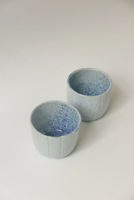 Handmade Ceramic Coffee/ Tea Cups – Blue