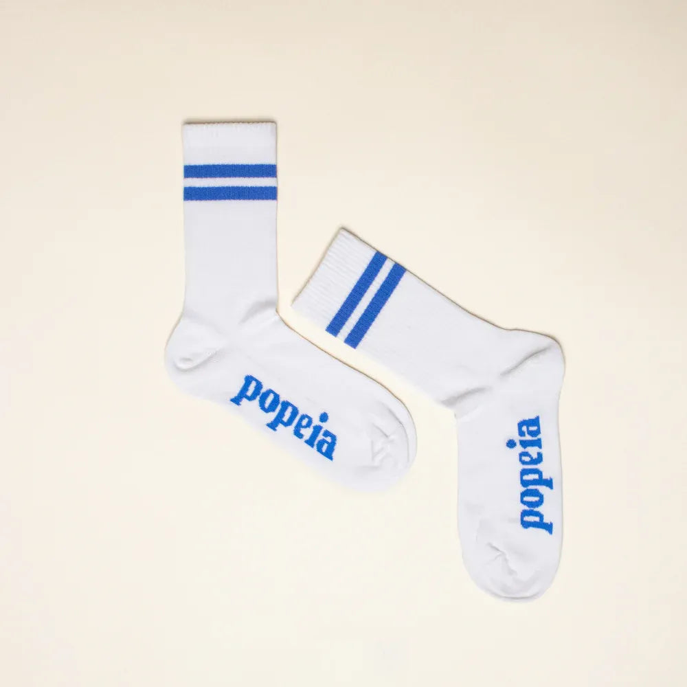 The Tennis Socks with Stripes – 4 Colors – Organic Cotton