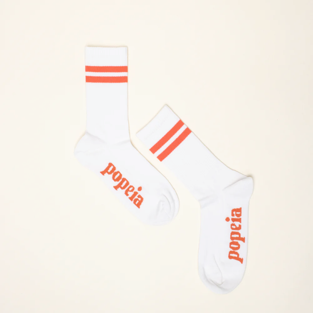 The Tennis Socks with Stripes – 4 Colors – Organic Cotton