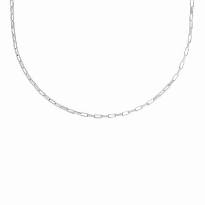 Chunky Chain Necklace in Silver