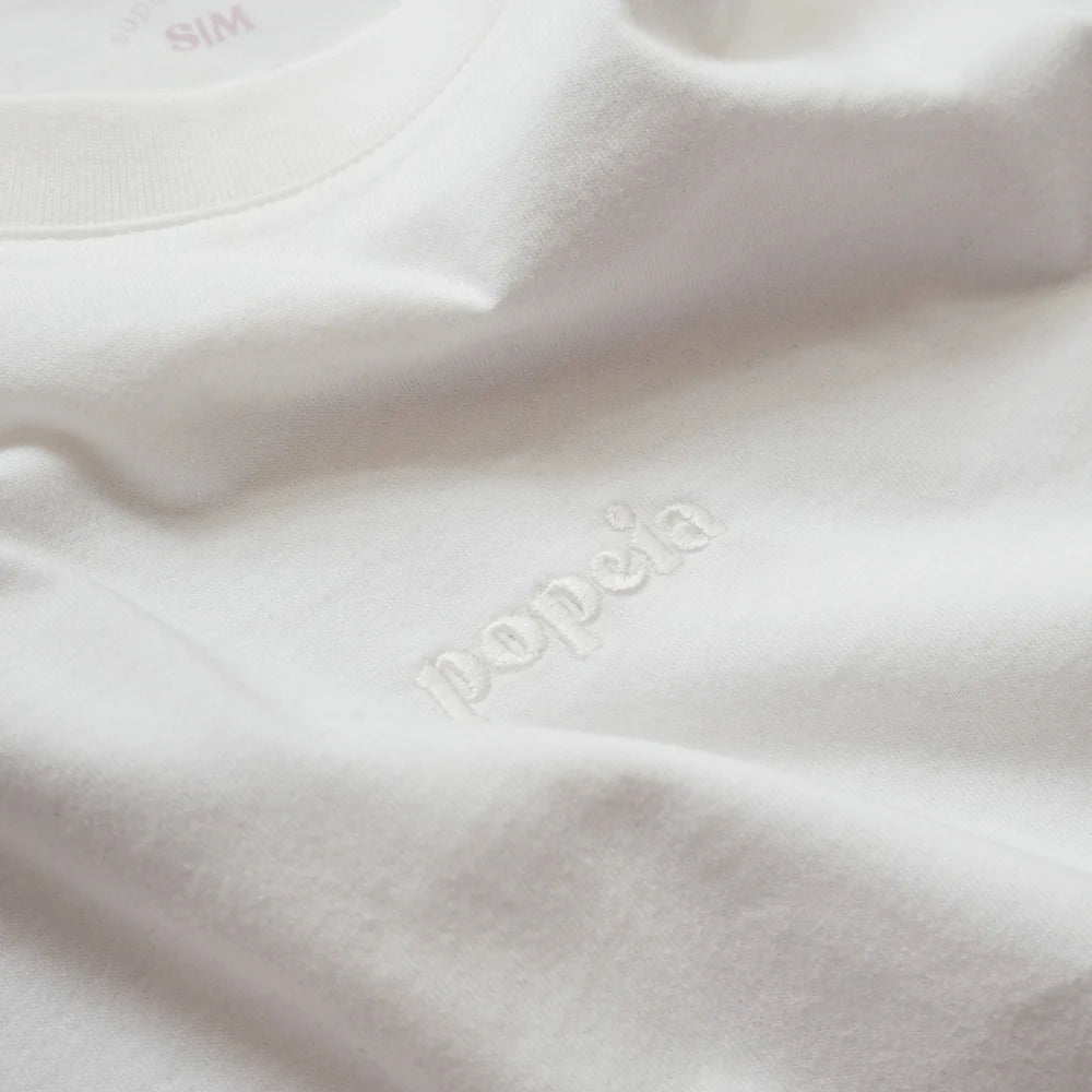 Organic cotton t-shirt in Off-white