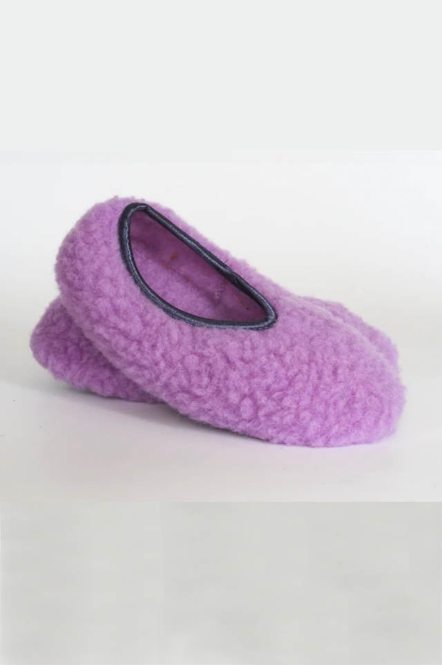 Merino Ballerina Slippers - Lilac