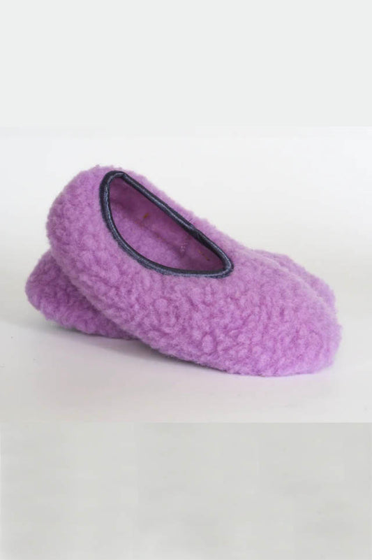 Merino Ballerina Slippers - Lilac