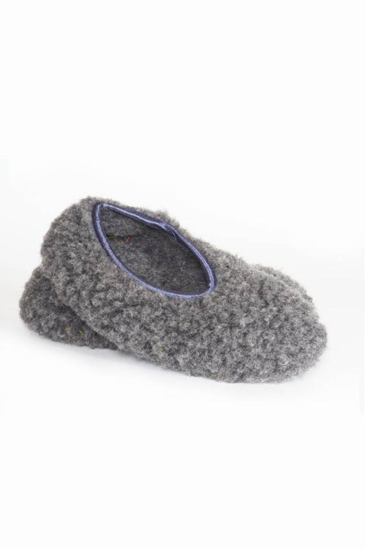 Merino Ballerina Slippers - Graphite