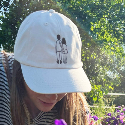 Cap naked couple back