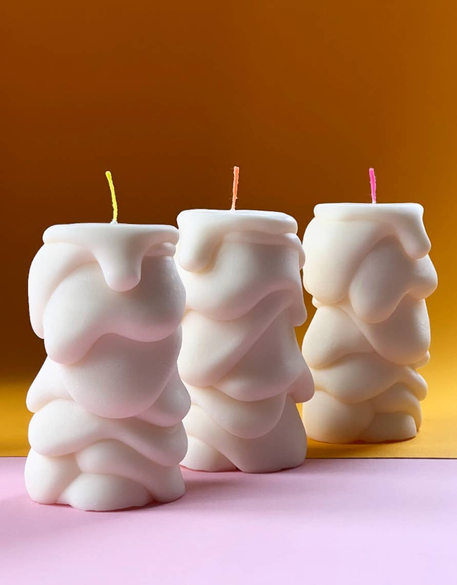 WOBBLY BLOCK CANDLE