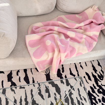 Klekks No. 11 - Wool Blanket: Red