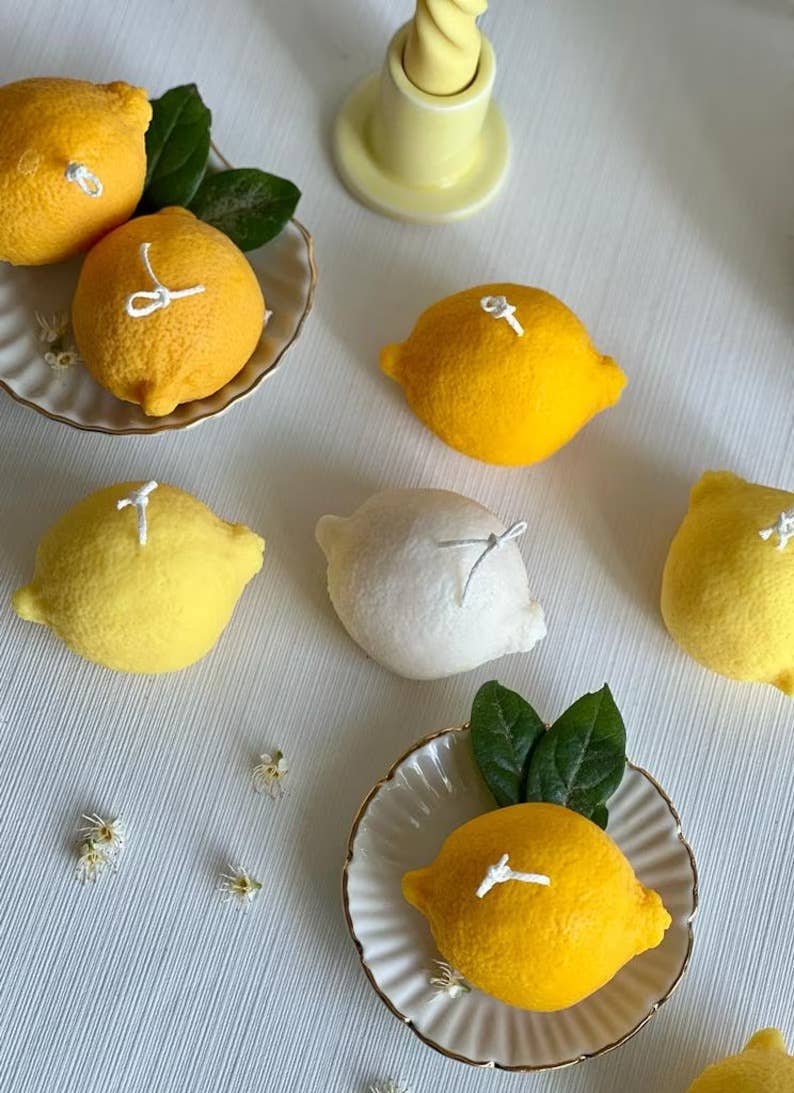 Soy Wax Sicilian Summer Lemons Candle - Lime & Mandarin