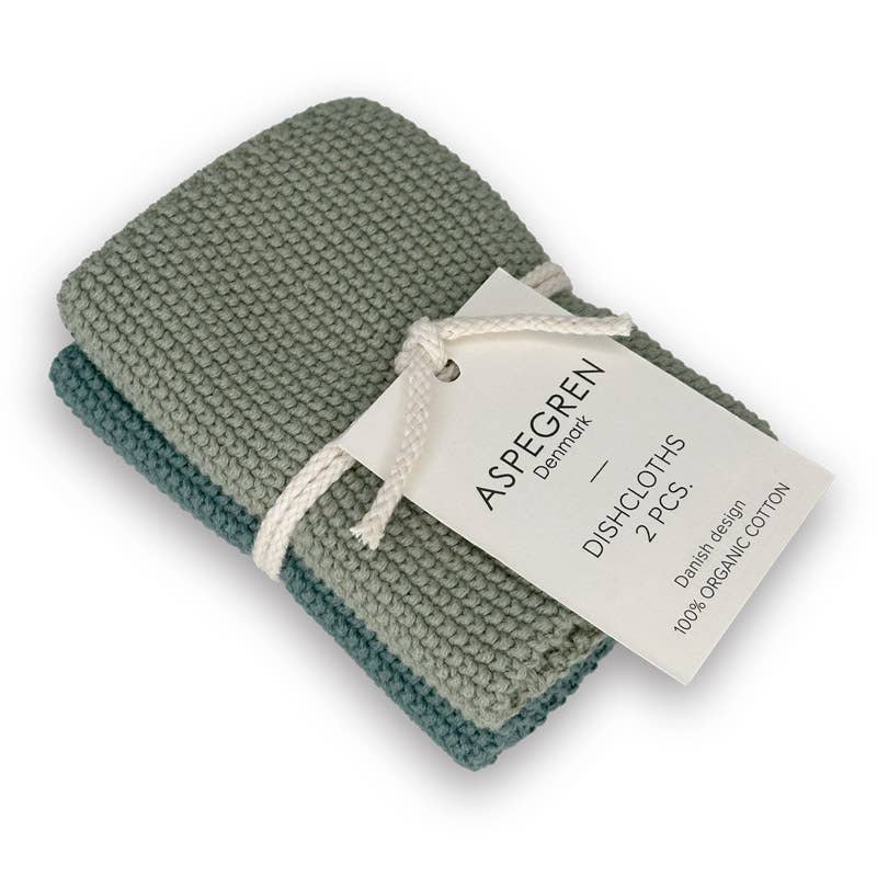 Knitted Dishcloths – Solid – Durable Quality: 25x25 cm