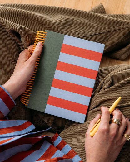 Loop Coil Notebook: Lined