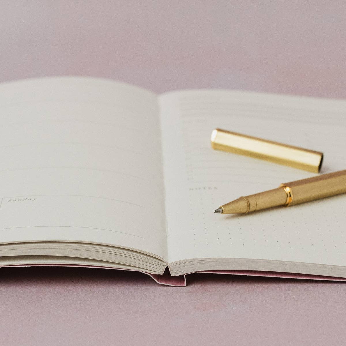 Pinstripe Weekly Planner | Undated Weekly Organiser