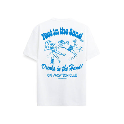 Beach Day T-Shirt - White: White / L