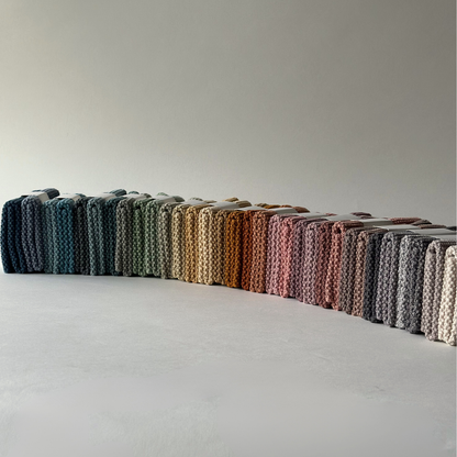 Knitted Dishcloths – Solid – Organic Kitchen Textiles: 25x25 cm