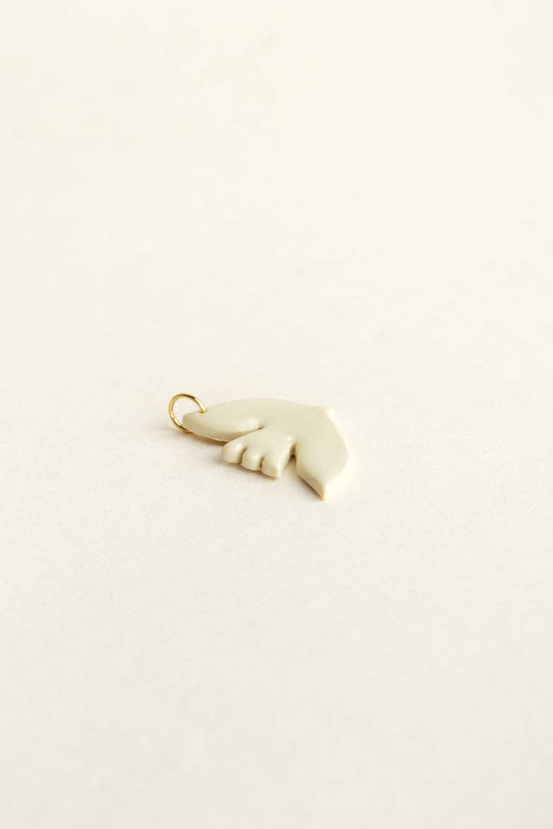 Bird Pendant Paloma - Ivory