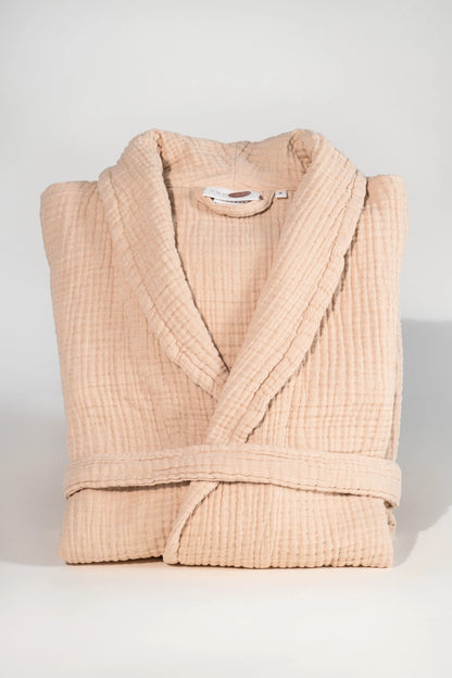 Bulut Gauze Bathrobe – Sand