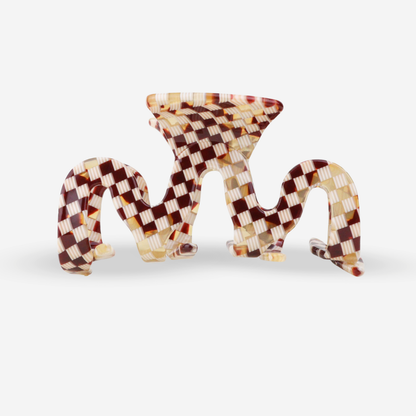 Hair Clip - Grand Wave Check