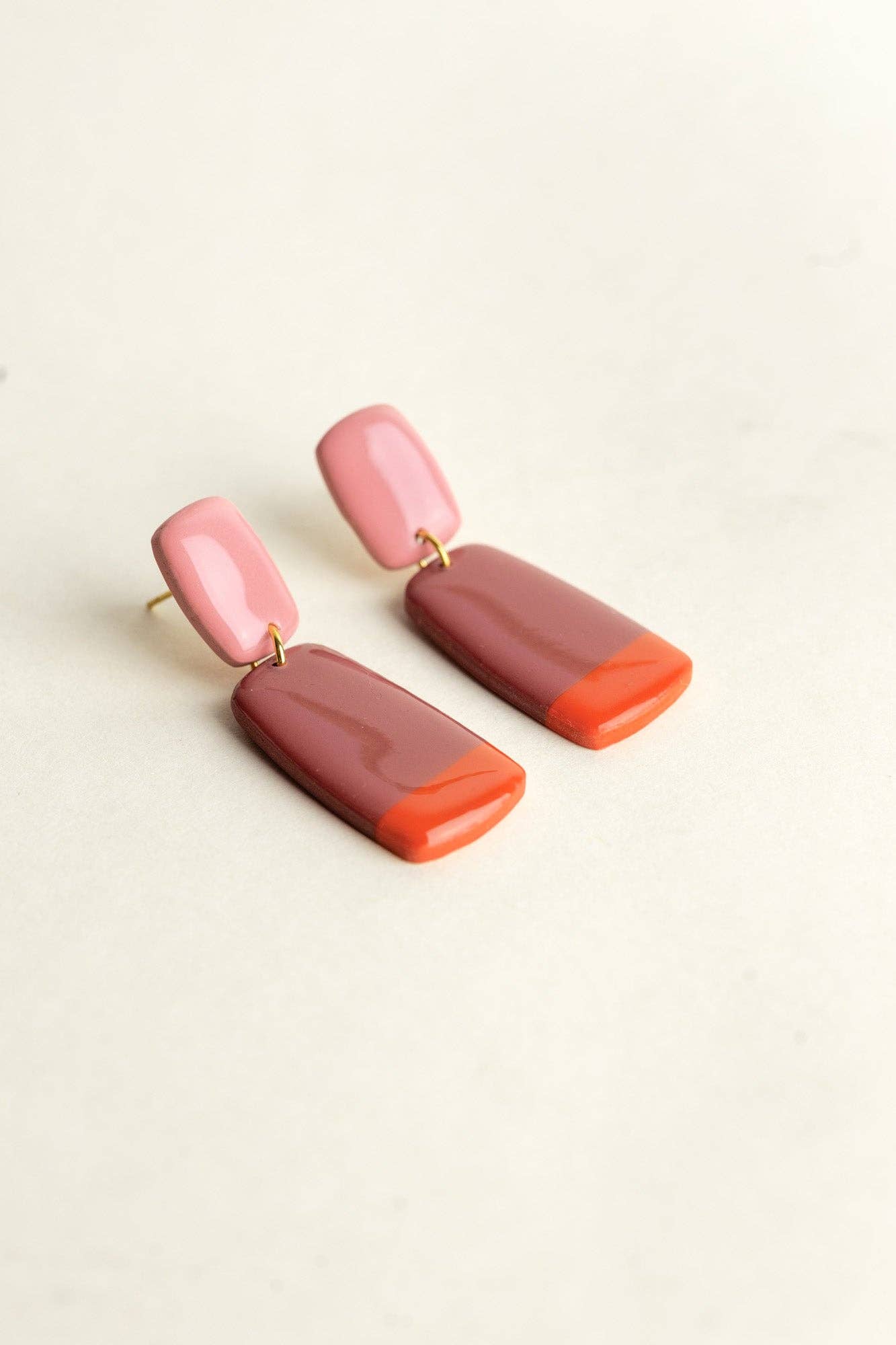 Earrings Juna - Bloom / Mauve / Sunset