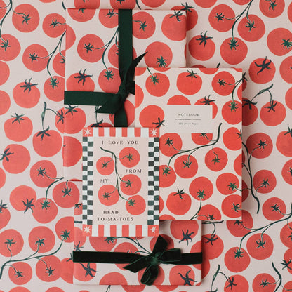Tomatoes Notebook | Plain Page Journal | Blank Notebooks
