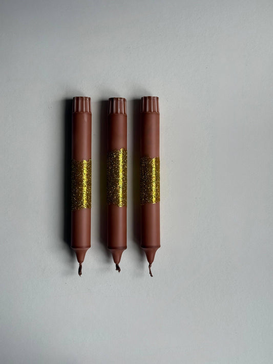 DIP DYE CANDLES SET OF 3