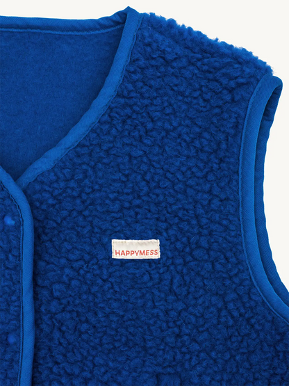 Merino vest - Night blue