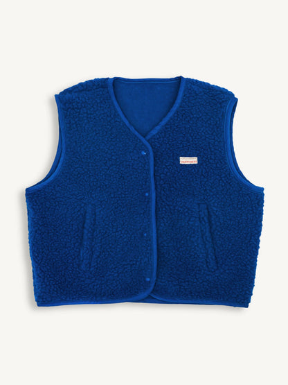 Merino vest - Night blue