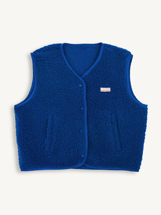 Merino vest - Night blue