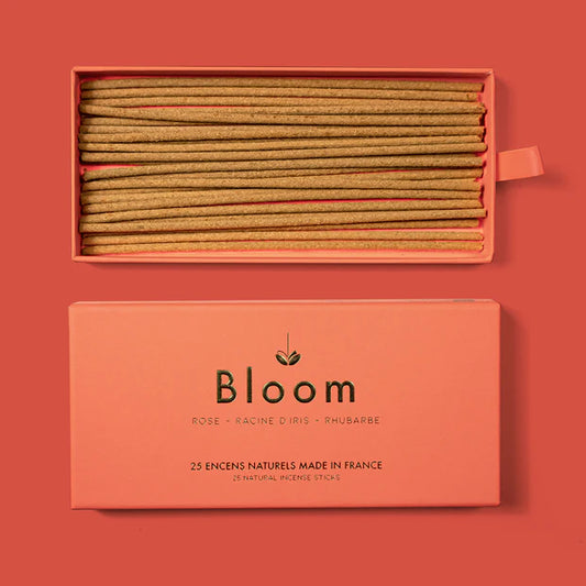 Natural French Incense - Rose - Racine d’iris - Rhubarbe