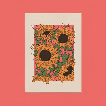 Sunflower Card: Cello-free