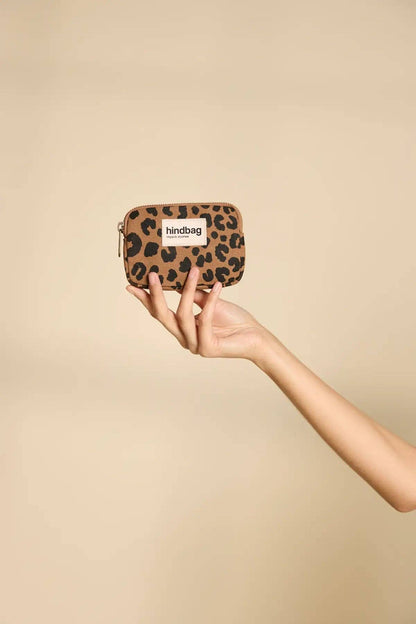 Lili Leopard cinnamon coin purse