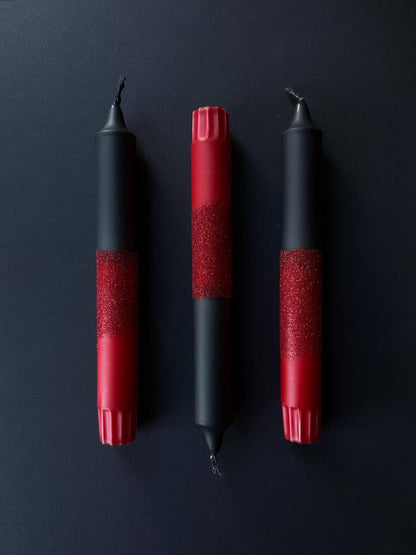 DIP DYE CANDLES SET OF 3