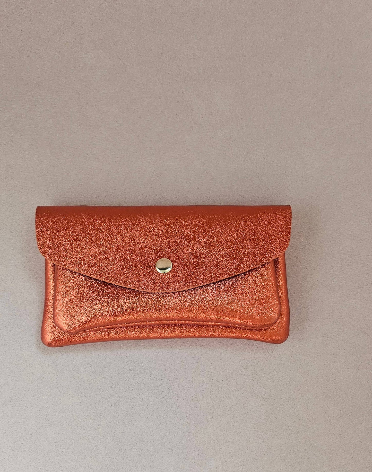 Kangaroo double pocket leather wallet