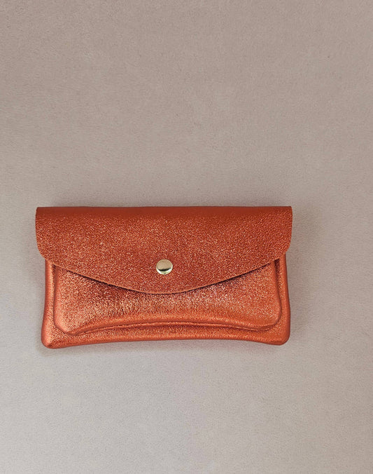 Kangaroo double pocket leather wallet