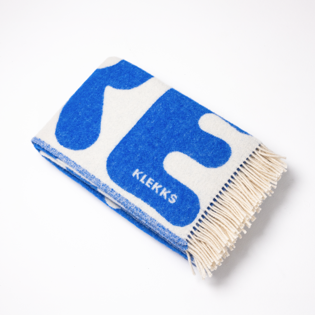 Klekks No. 11 - Wool Blanket: Red