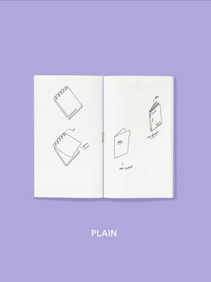Refillable Log Covers and Notebook Refills: Log Cover Flame Orange