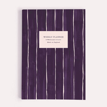 Pinstripe Weekly Planner | Undated Weekly Organiser