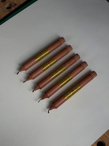 DIP DYE CANDLES SET OF 3