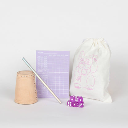 Dice Game LILA 5-piece Set