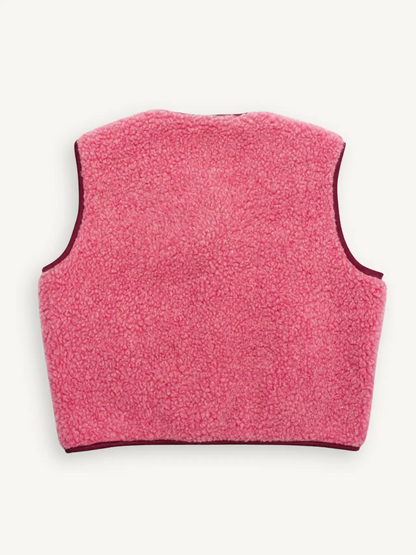 Merino vest - Dusty pink