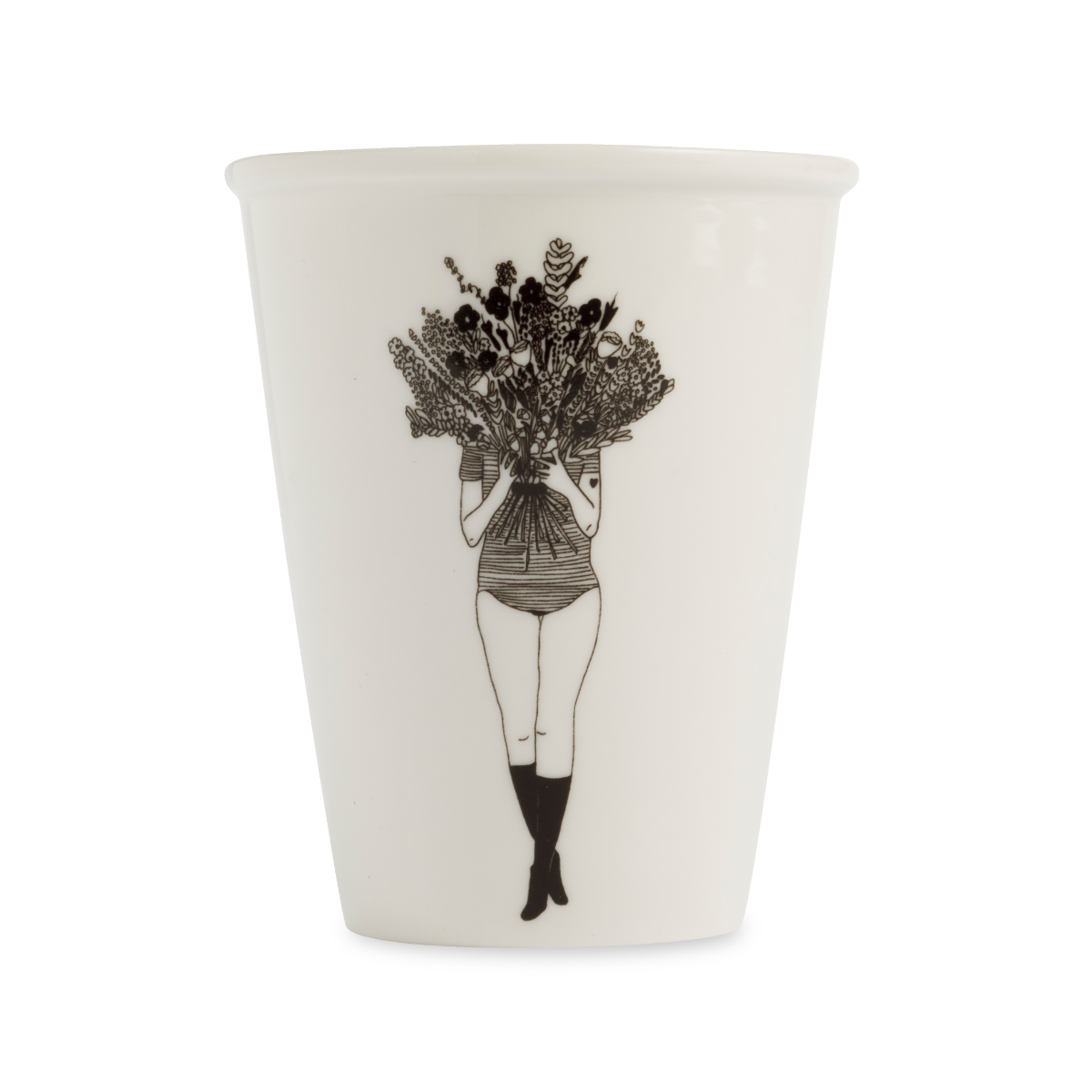Cup flower girl